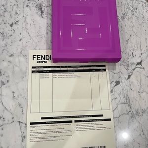 NIB! FENDI x SKIMS SKIMPY SCOOP Black/California SET